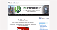 Desktop Screenshot of microformer.org