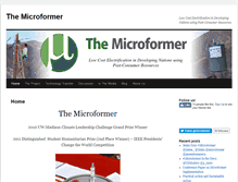 Tablet Screenshot of microformer.org